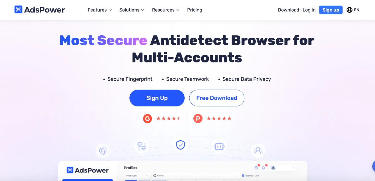 AdsPower - 最高のアンチデテクトブラウザ