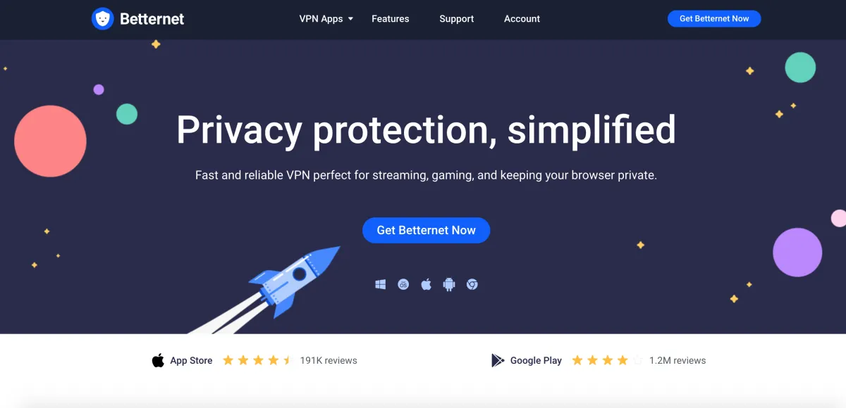 Betternet - VPN-service