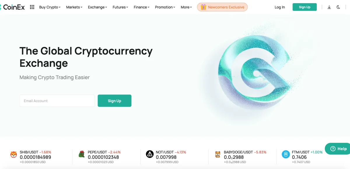 CoinEx - クリプトエクスチェンジ