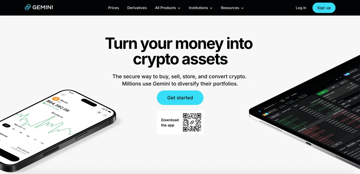 Gemini - crypto exchange