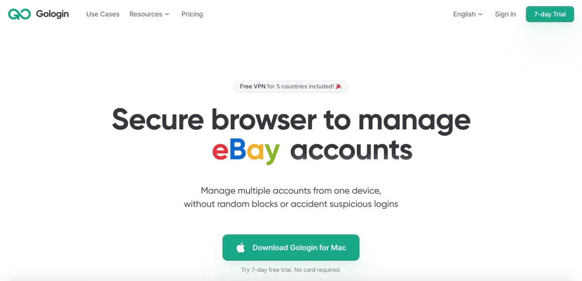 Gologin - le navigateur anti-détection populaire