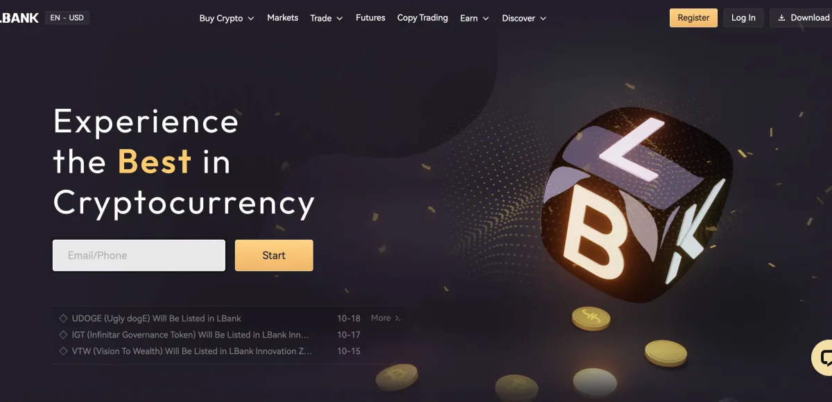 LBank - Krypto-Börse