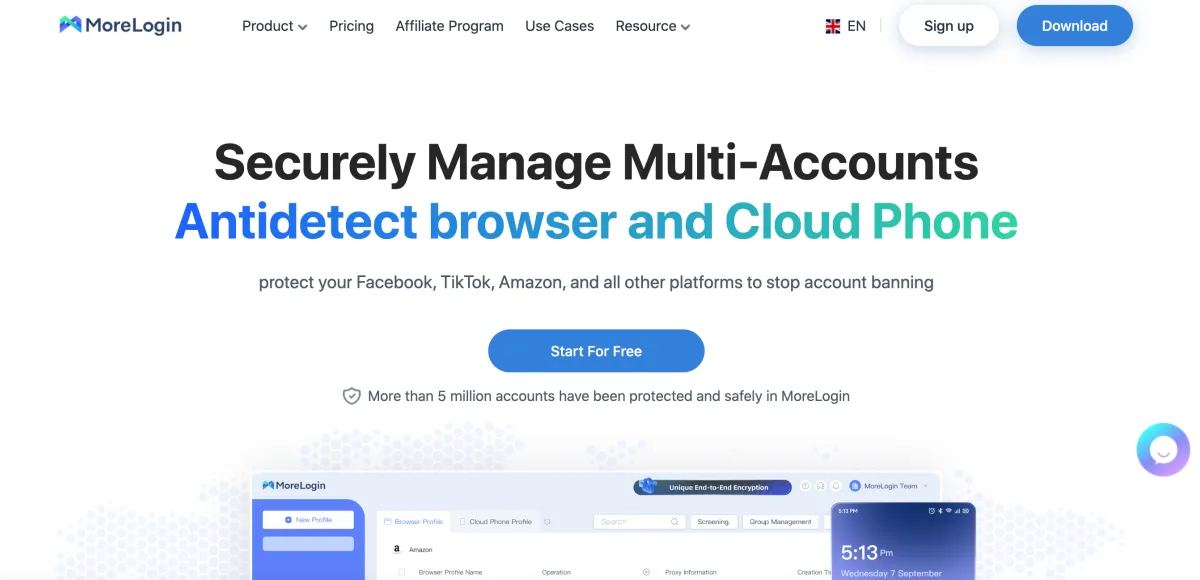 Morelogin - a good anti-detect browser