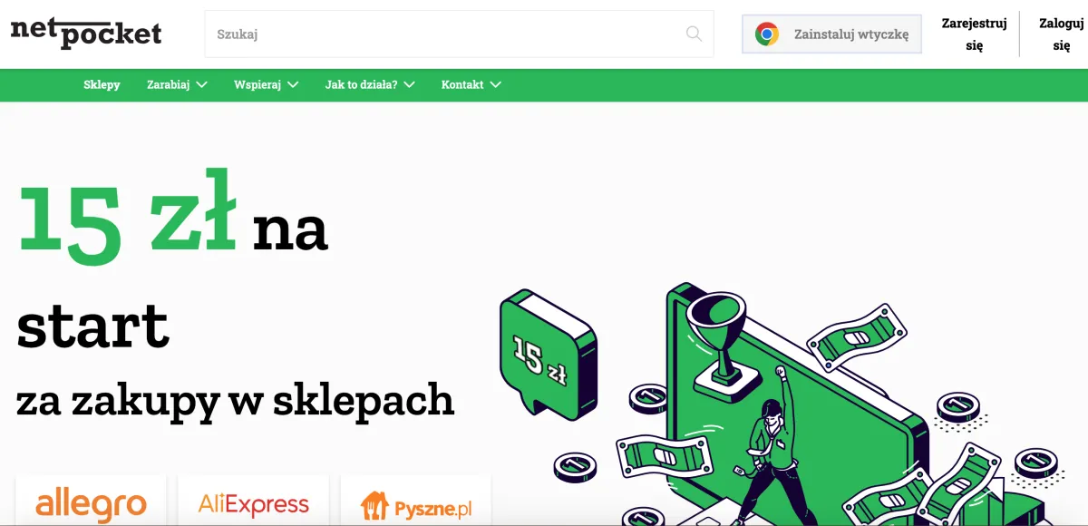 Usługa cashback Net-Pocket