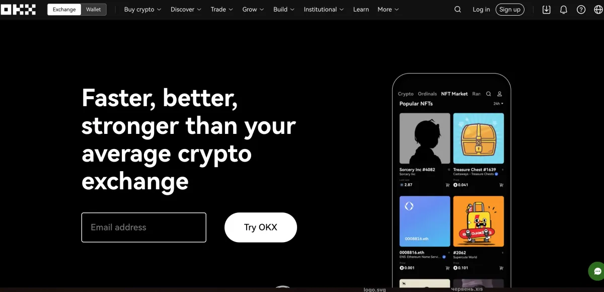 OKX is a top crypto exchange