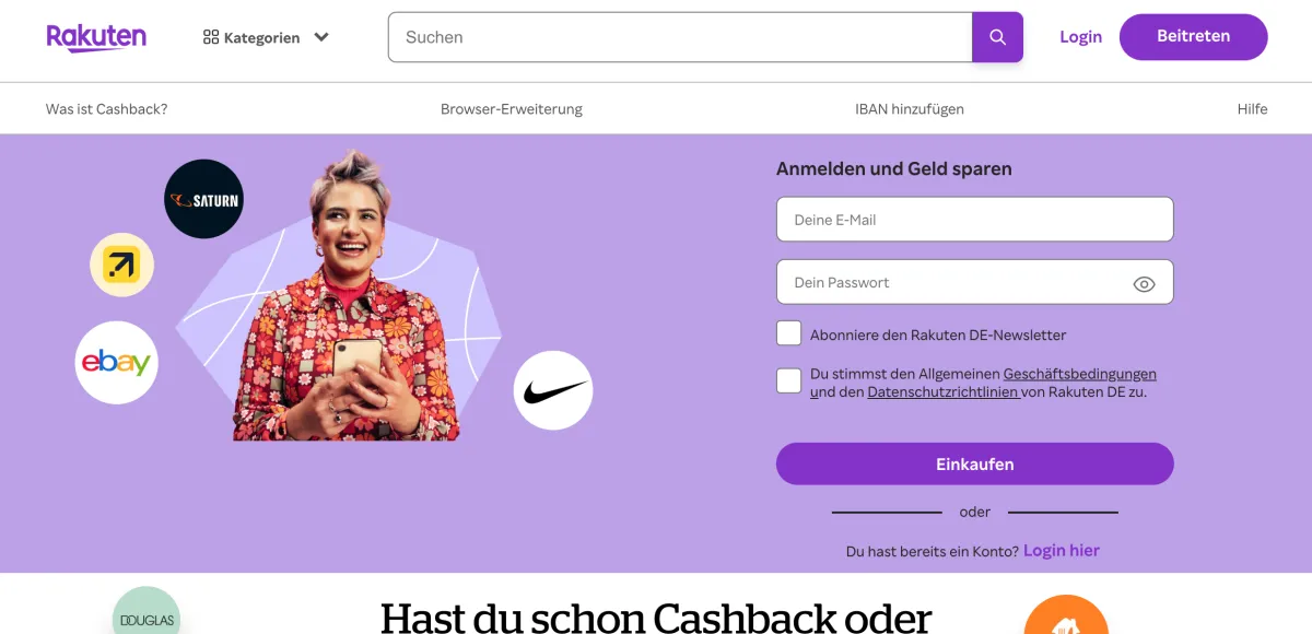 Rakuten - Cashback-Service