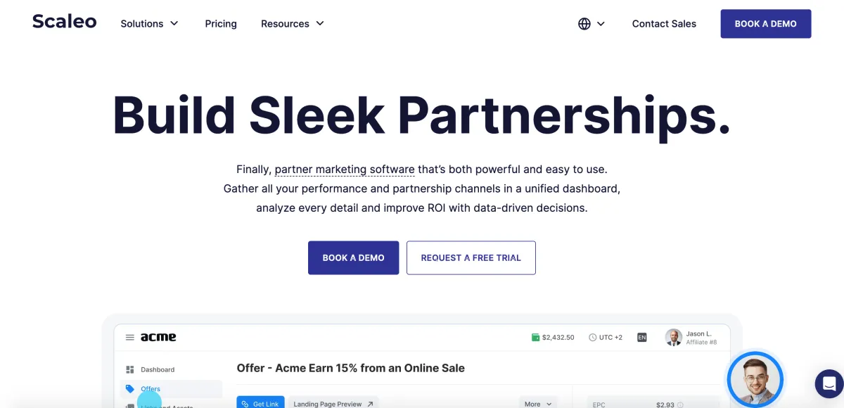 Scaleo - partnerský marketingový software
