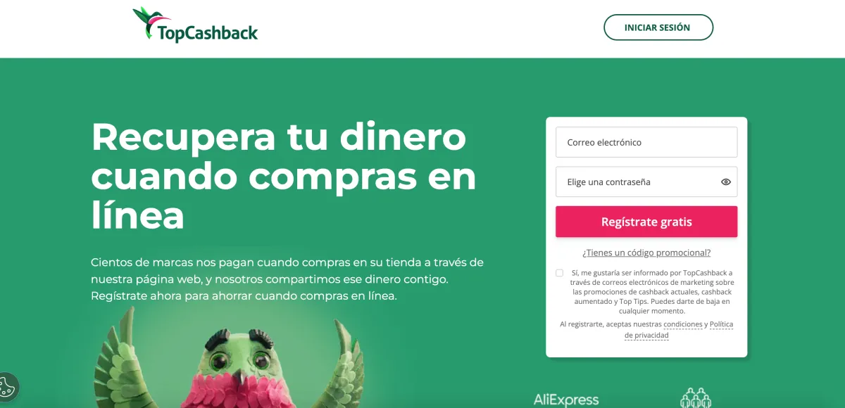 TopCashback - servicio de cashback