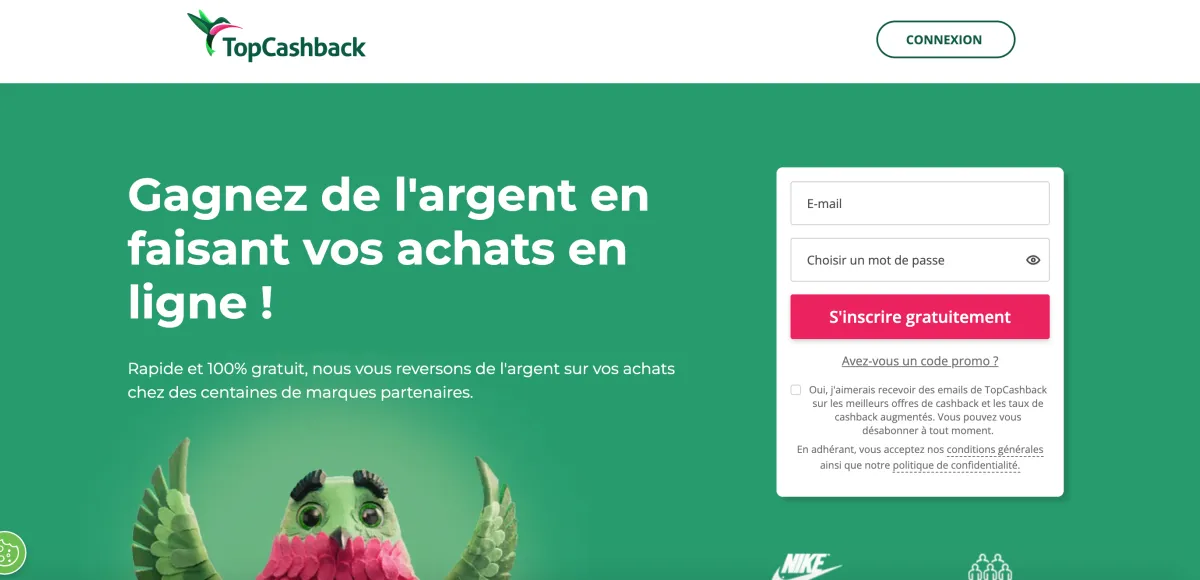 TopCashback - service de cashback