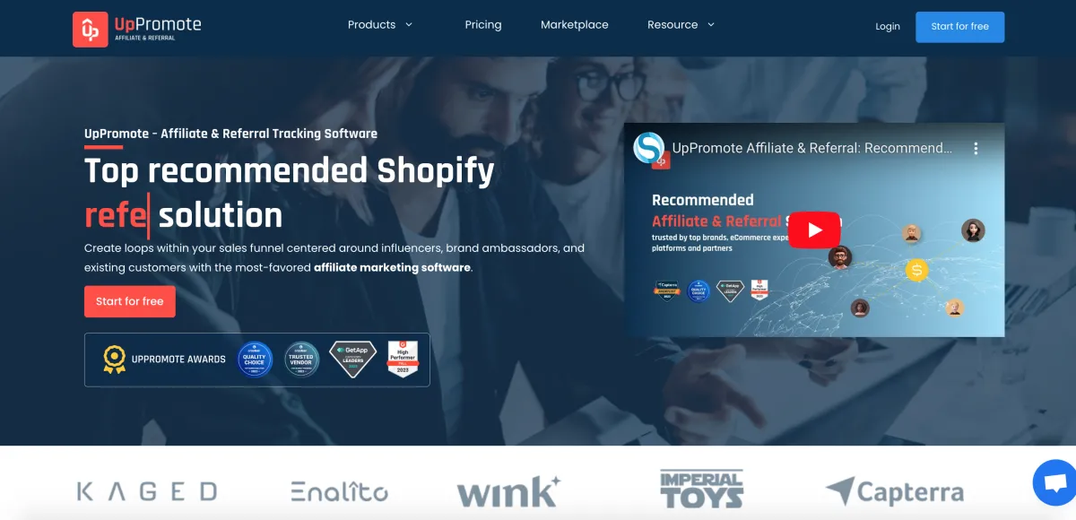 UpPromote - affiliate software for e-commerce